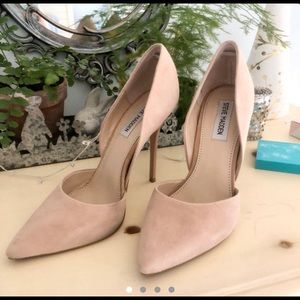 Suede Blush Heels by Steve Madden
